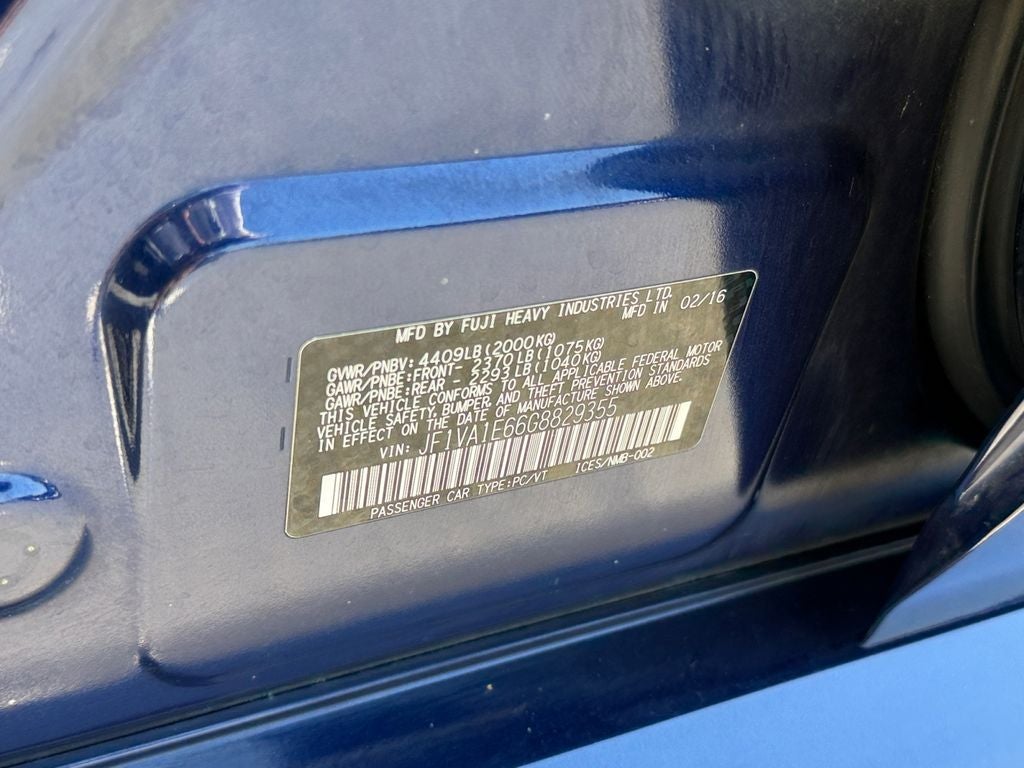 2016 Subaru WRX Premium