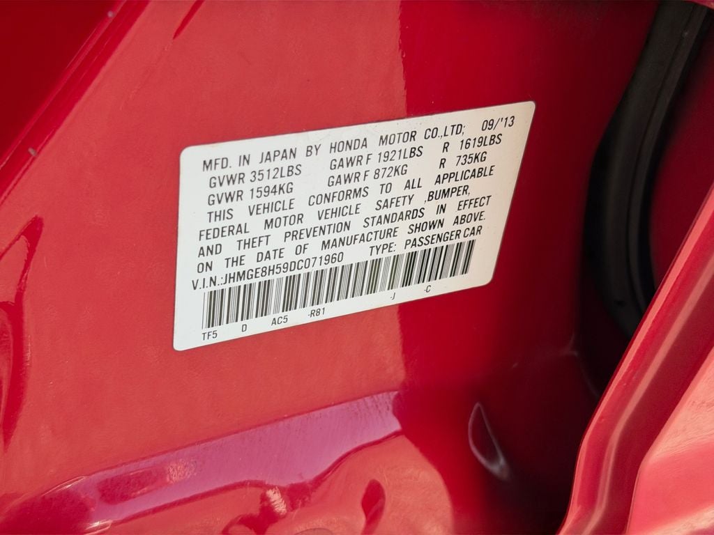 2013 Honda Fit Sport