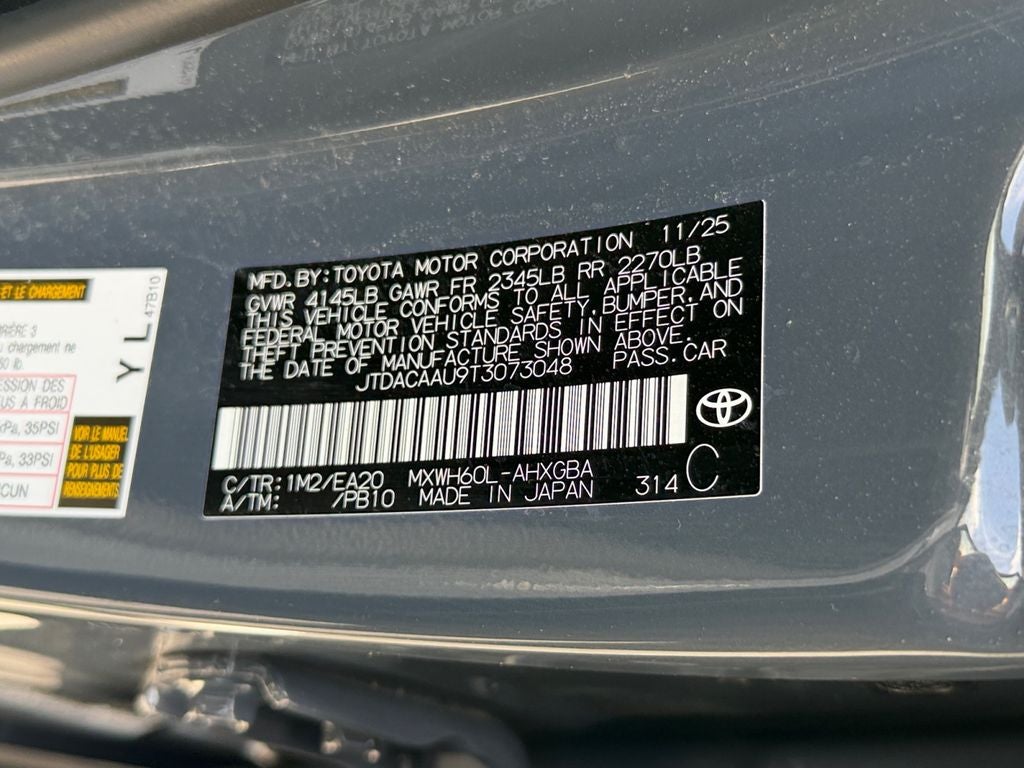 2026 Toyota Prius XLE