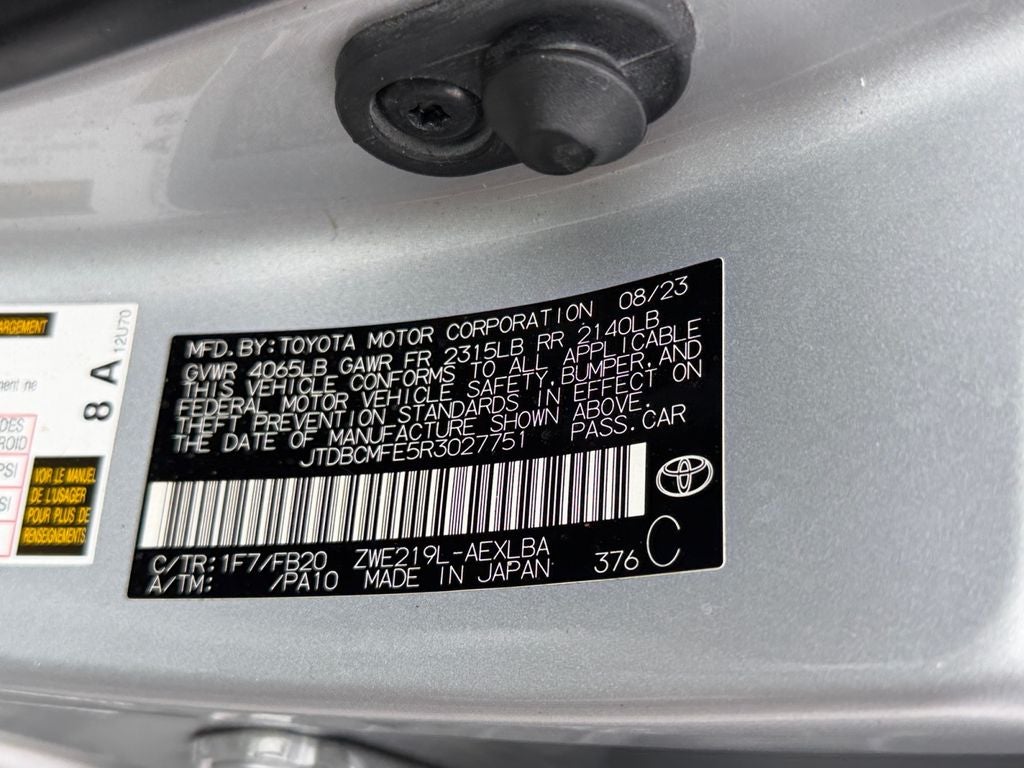2024 Toyota Corolla Hybrid LE