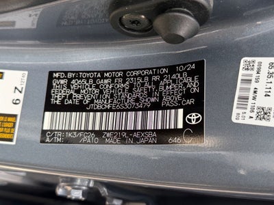 2025 Toyota Corolla Hybrid SE