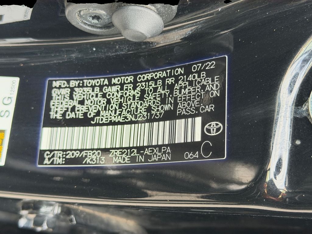 2022 Toyota Corolla LE