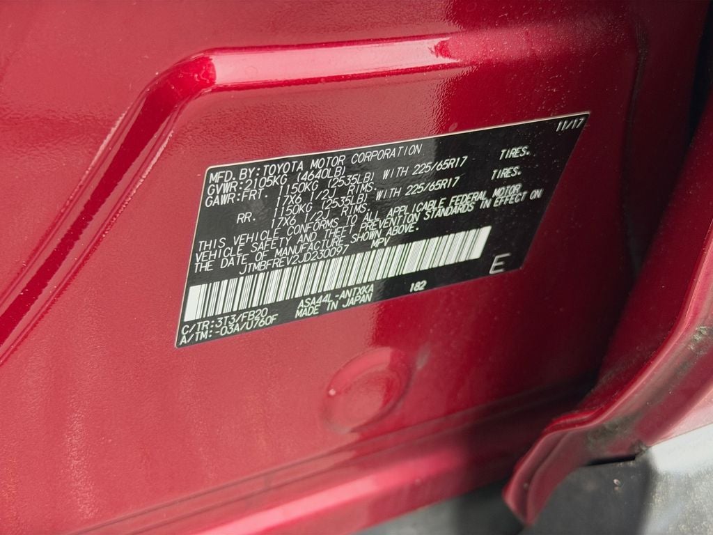 2018 Toyota RAV4 LE