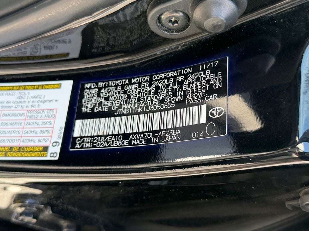 2018 Toyota Camry SE