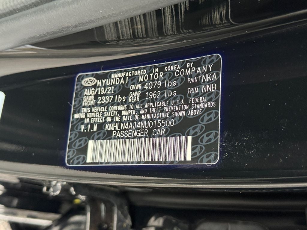 2022 Hyundai Elantra Hybrid Limited w/Sunroof