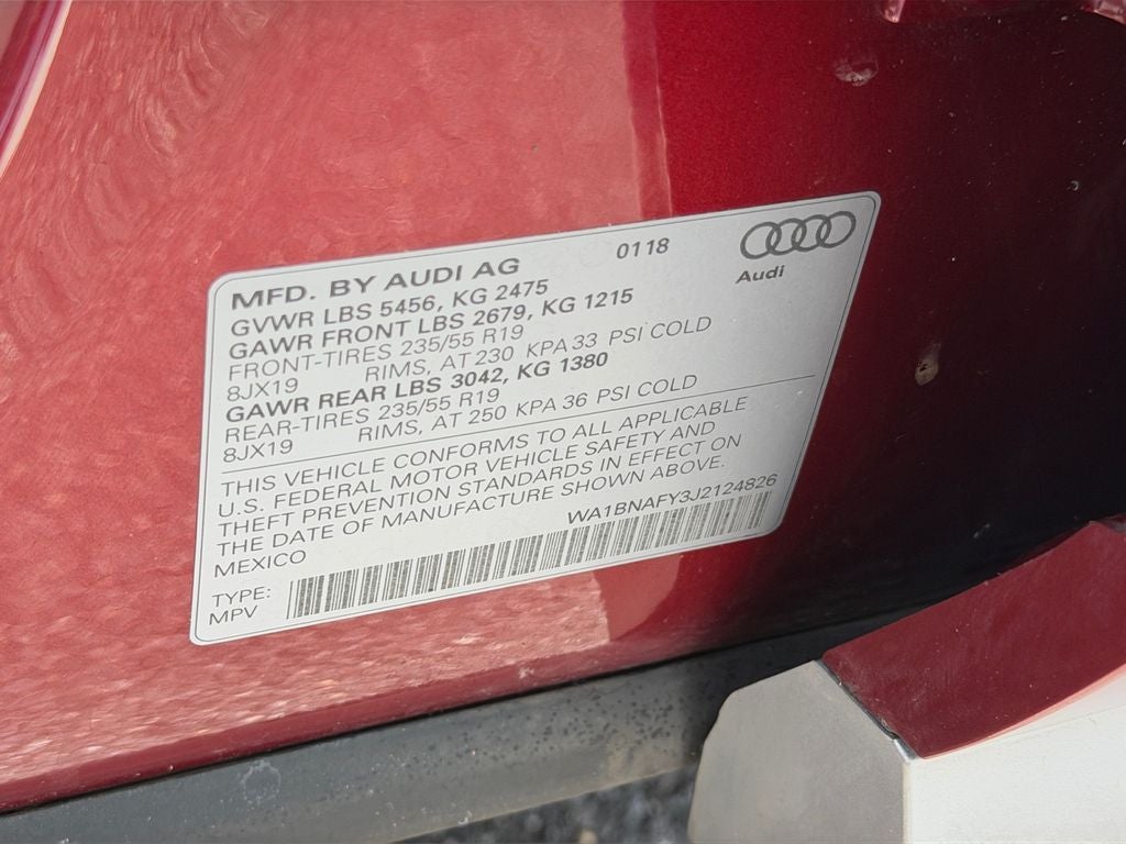 2018 Audi Q5 2.0T Premium Plus quattro