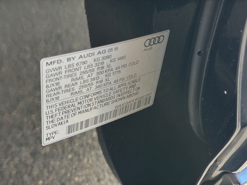 2015 Audi Q7 3.0T Premium quattro