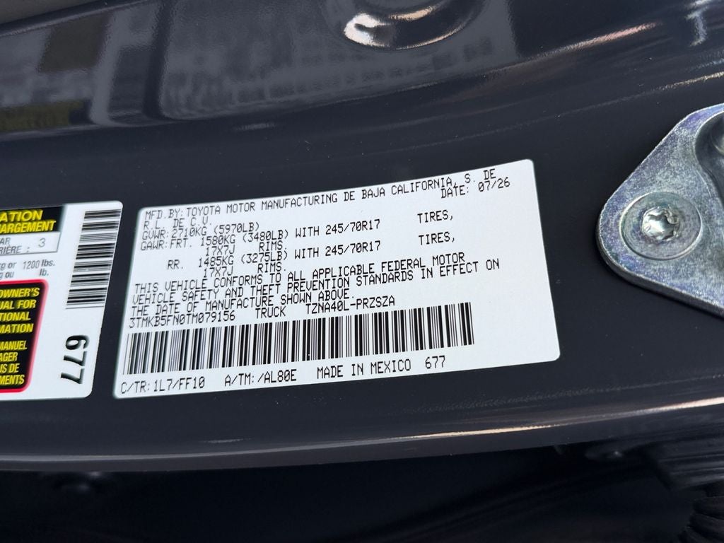2026 Toyota Tacoma SR5