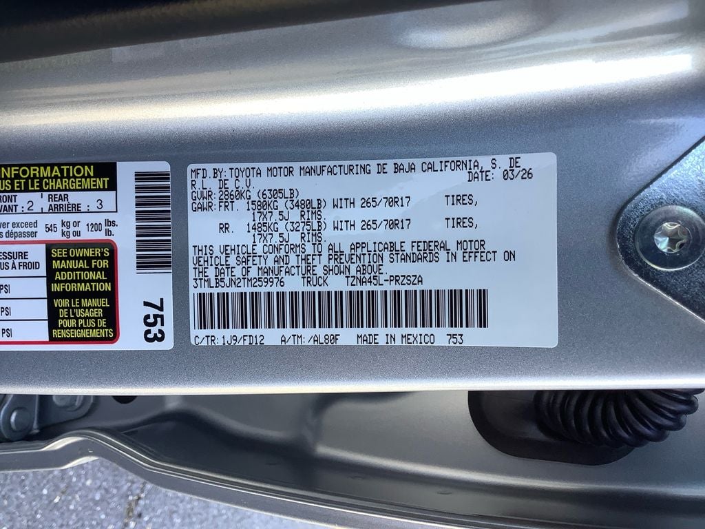 2026 Toyota Tacoma TRD Off-Road