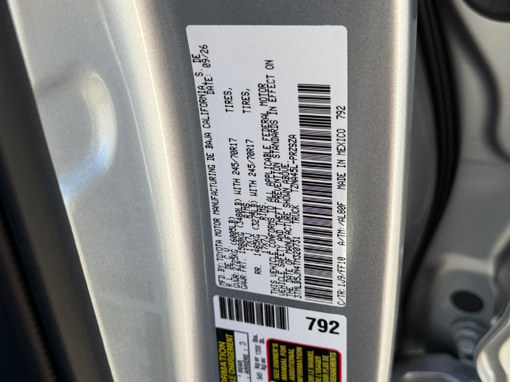 2026 Toyota Tacoma SR5