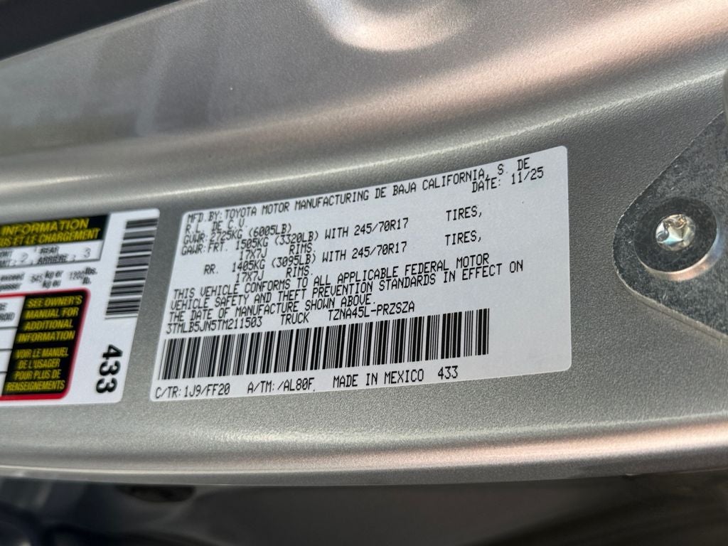 2026 Toyota Tacoma SR5