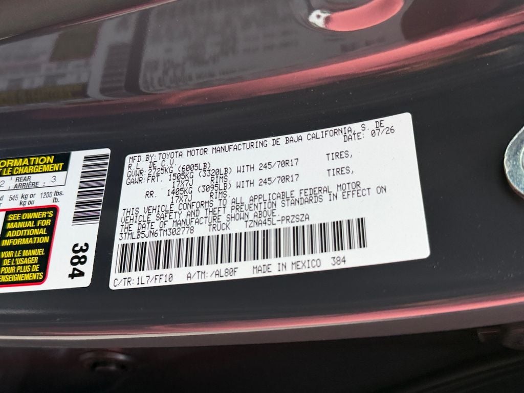 2026 Toyota Tacoma SR5