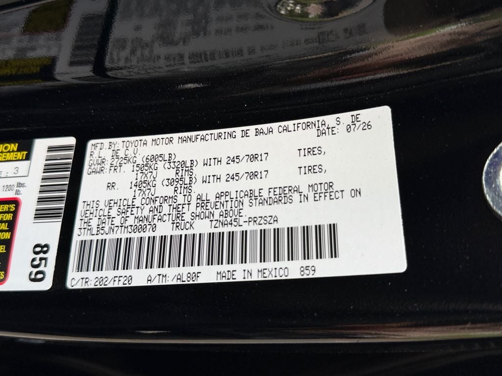 2026 Toyota Tacoma SR5