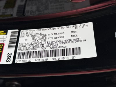 2026 Toyota Tacoma TRD Sport