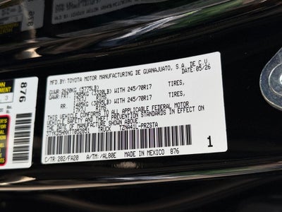 2026 Toyota Tacoma SR