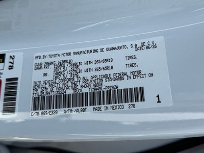 2026 Toyota Tacoma Limited