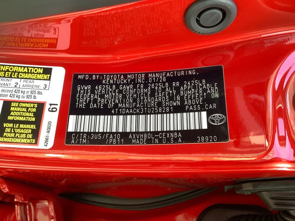 2026 Toyota Camry LE