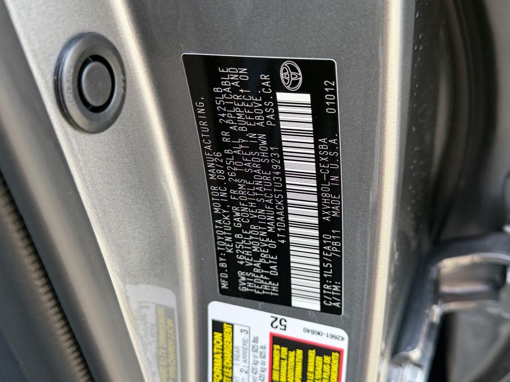 2026 Toyota Camry SE