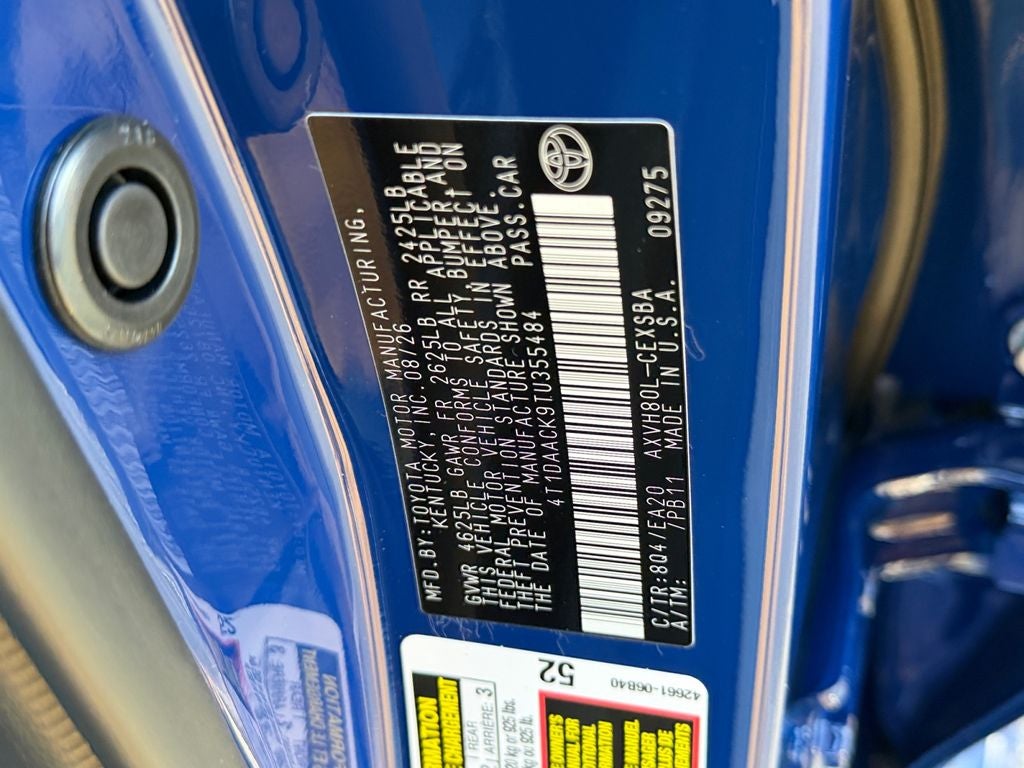 2026 Toyota Camry SE