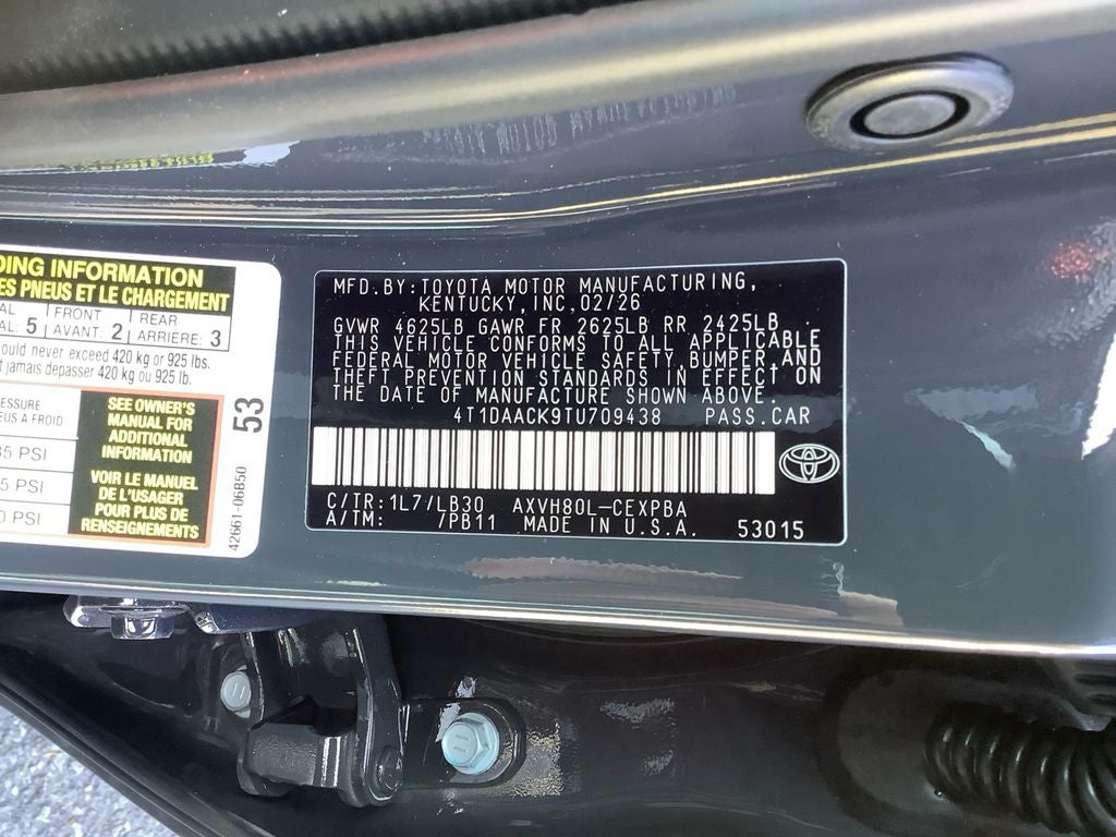 2026 Toyota Camry XSE