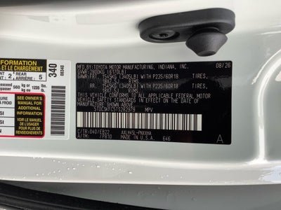 2026 Toyota Sienna Woodland Edition 7 Passenger