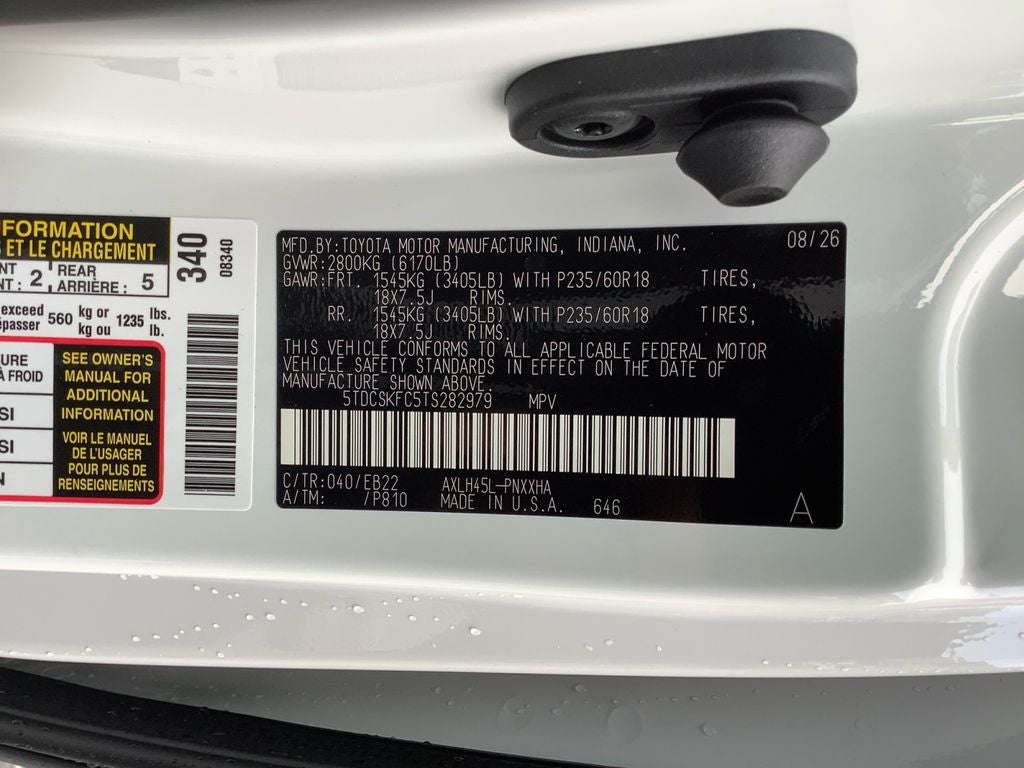 2026 Toyota Sienna Woodland Edition 7 Passenger