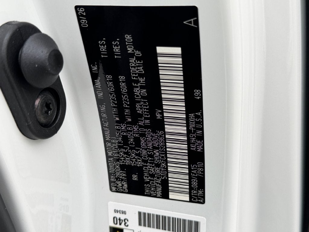 2026 Toyota Sienna XLE 7 Passenger