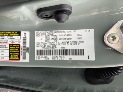 2026 Toyota Tundra Limited