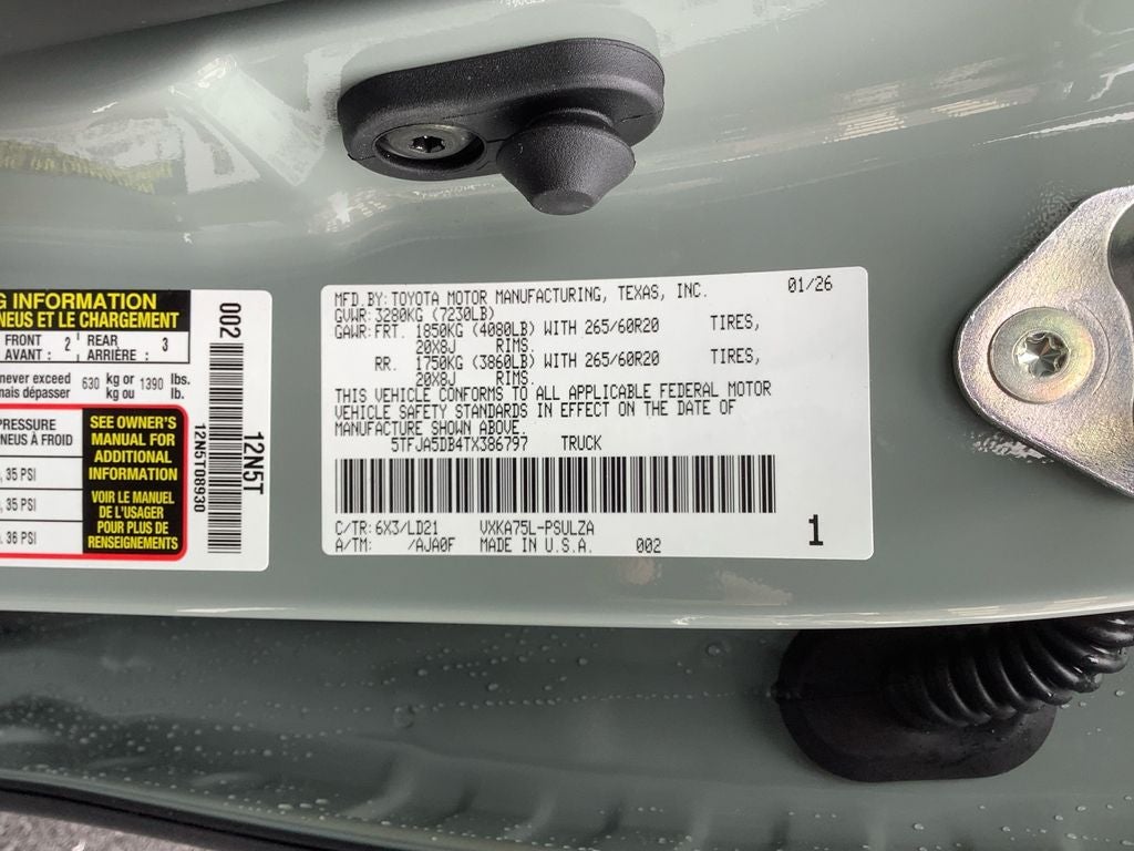 2026 Toyota Tundra Limited