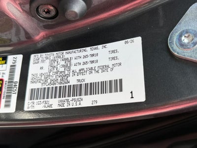2026 Toyota Tundra SR5