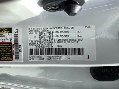 2026 Toyota Tundra SR5