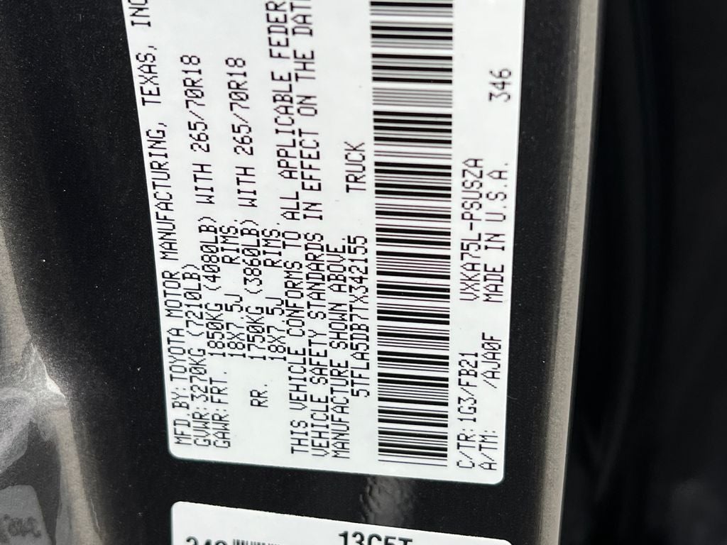 2026 Toyota Tundra SR5