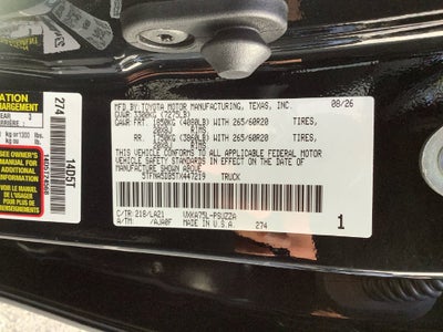 2026 Toyota Tundra Platinum