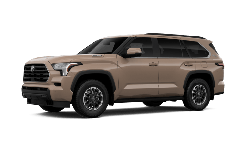 2026 Toyota Sequoia Hybrid SR5 4WD in Mudbath, shown in a 3/4 front driver side.
