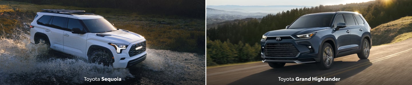 Toyota Sequoia and Toyota Grand Highlander