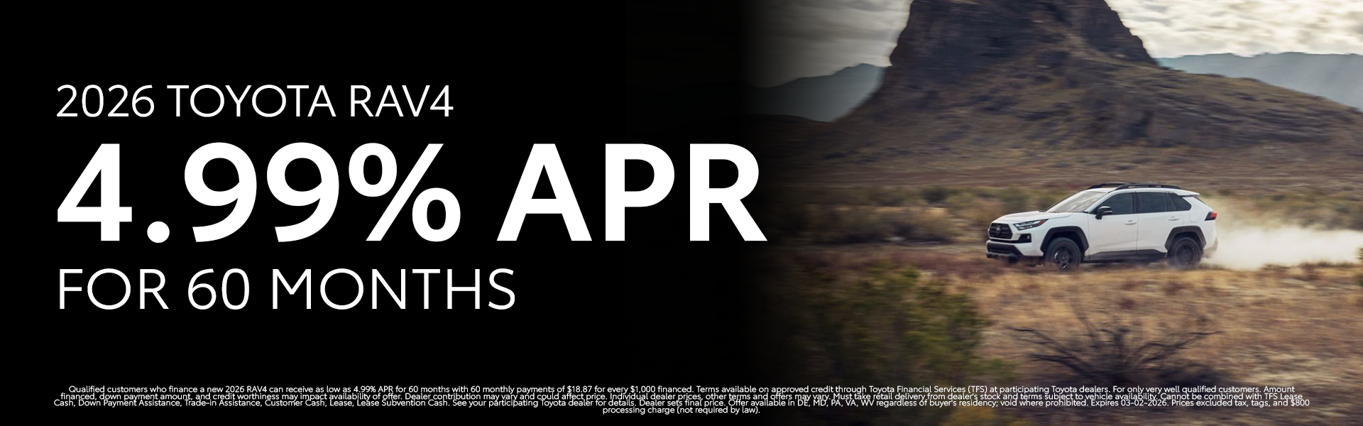 New 2026 RAV4