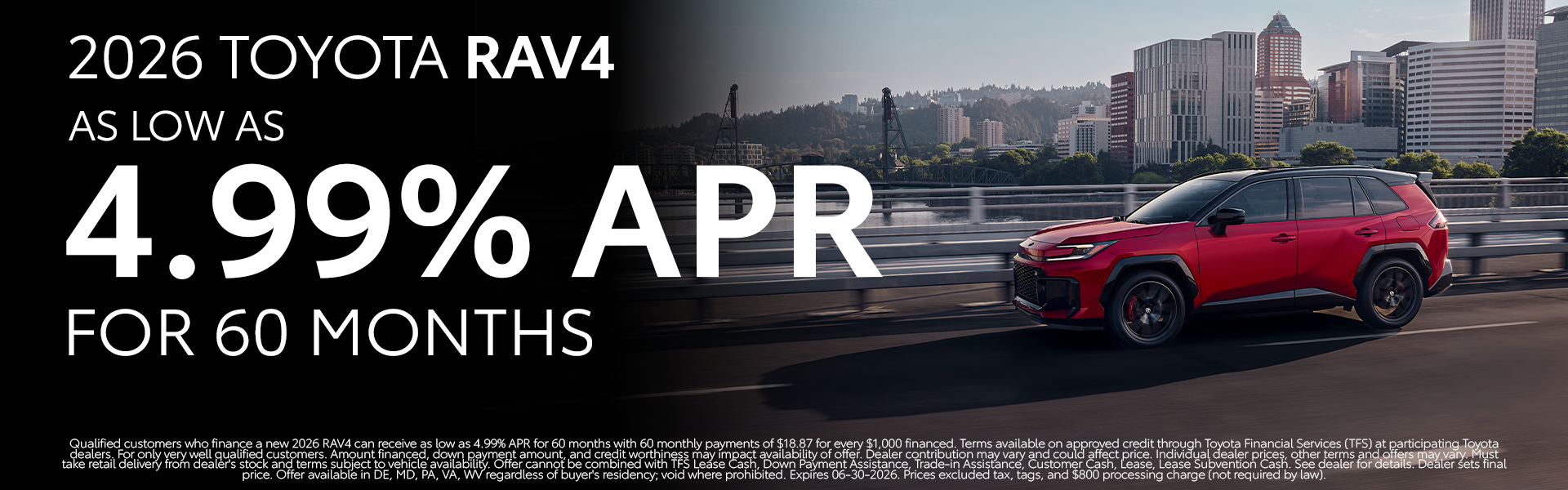 New 2026 RAV4 