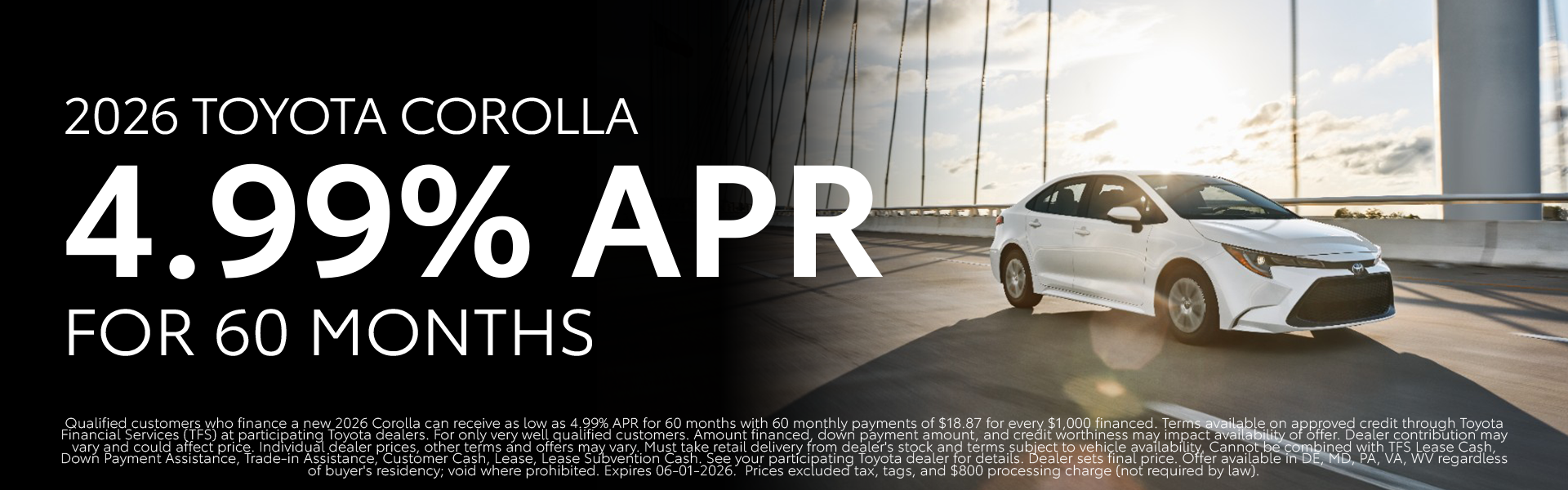 New 2026 Corolla
